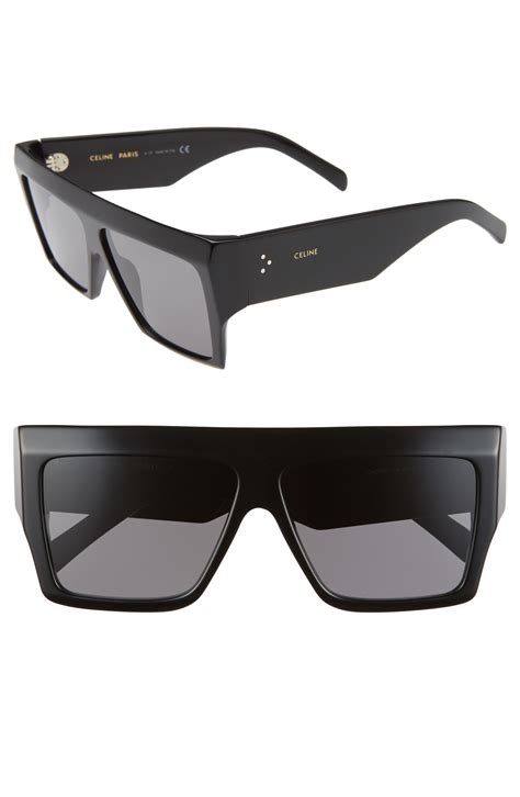 women's celine 60mm flat top sunglasses|celine 60mm flat top sunglasses.